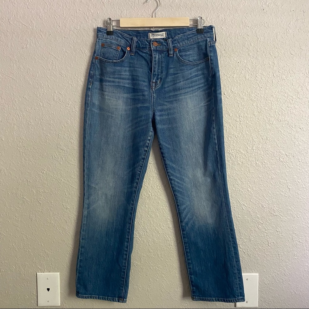Madewell Kick Out Crop Denim Jeans